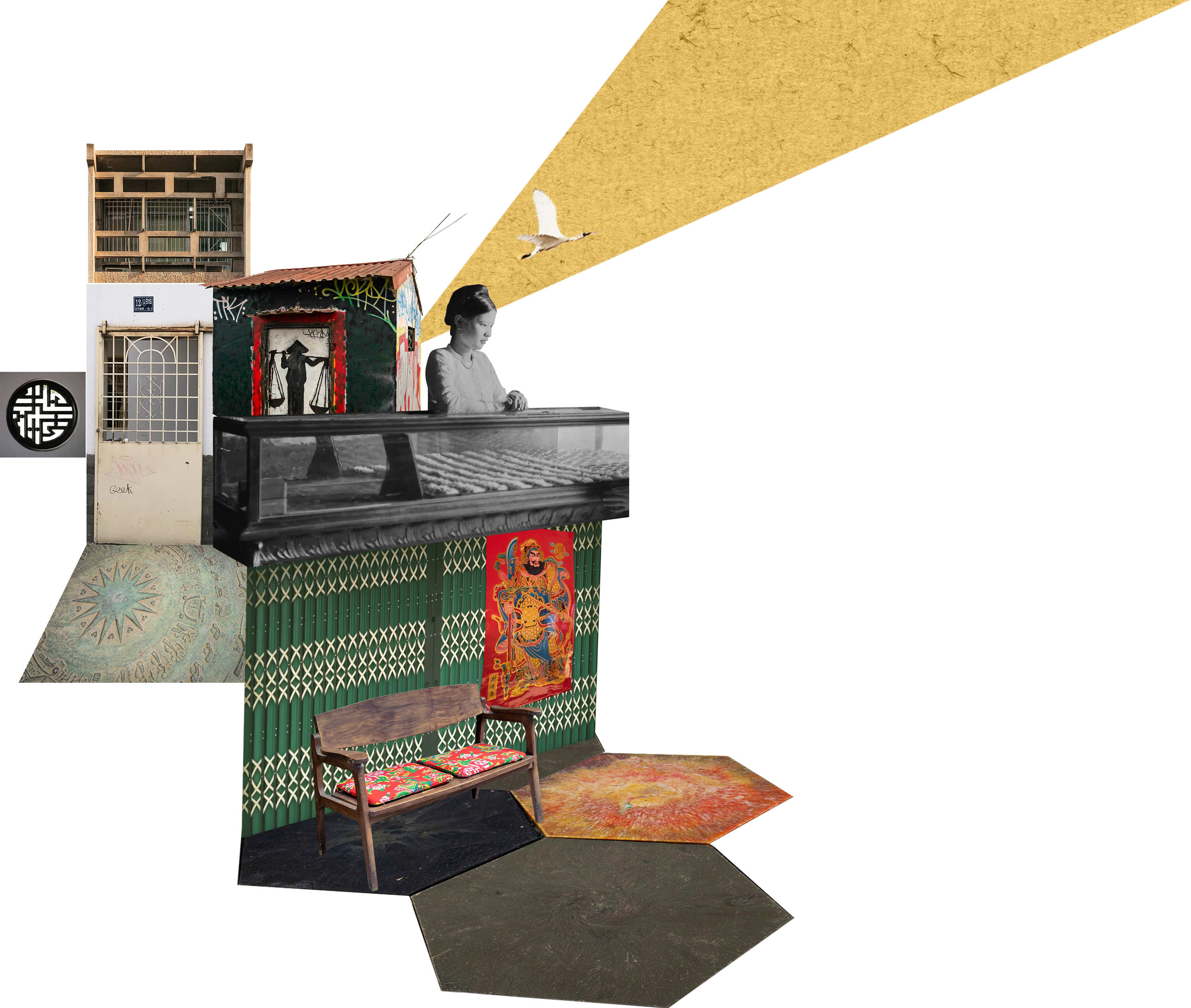 Saigoneer collage of Vietnamese urban architecture